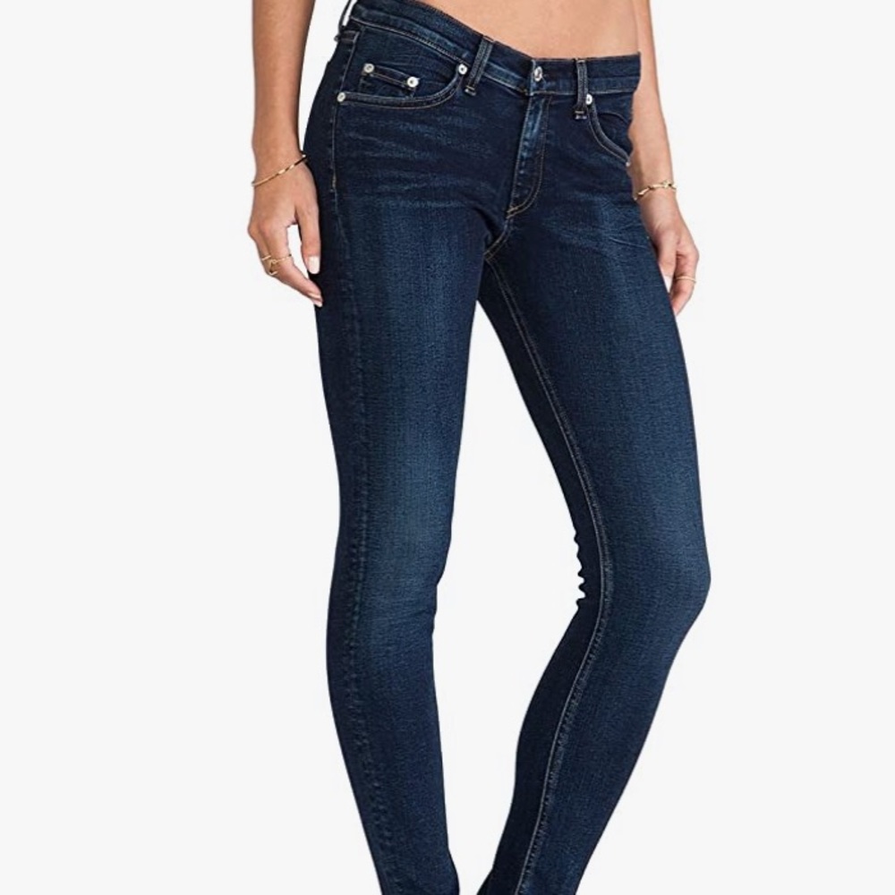 RAG & BONE Skinny Jeans low rise stretch in Woodford Wash